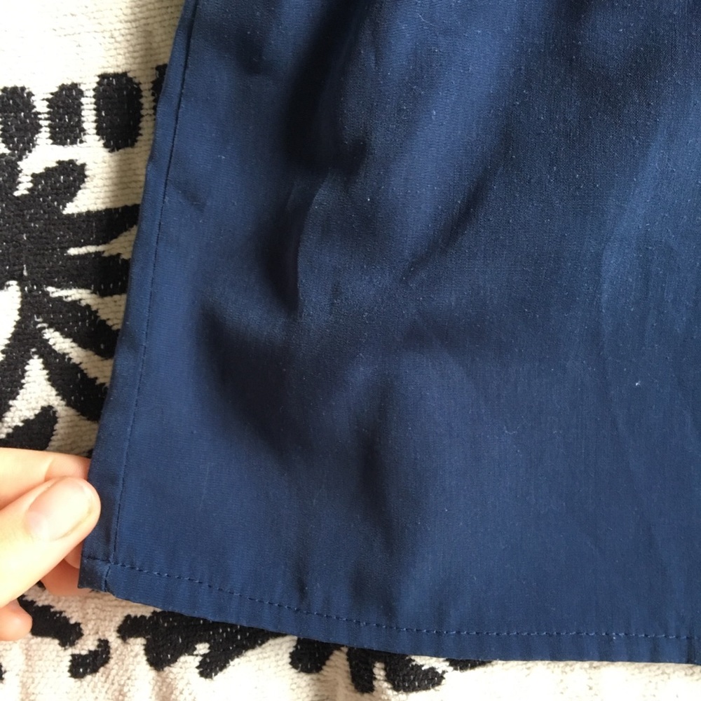 Deep blue popover dress - Picture 3 of 4